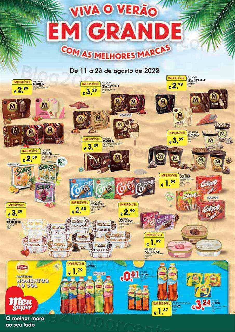 Antevisão Folheto MEU SUPER Promoções de 11 a 23 agosto