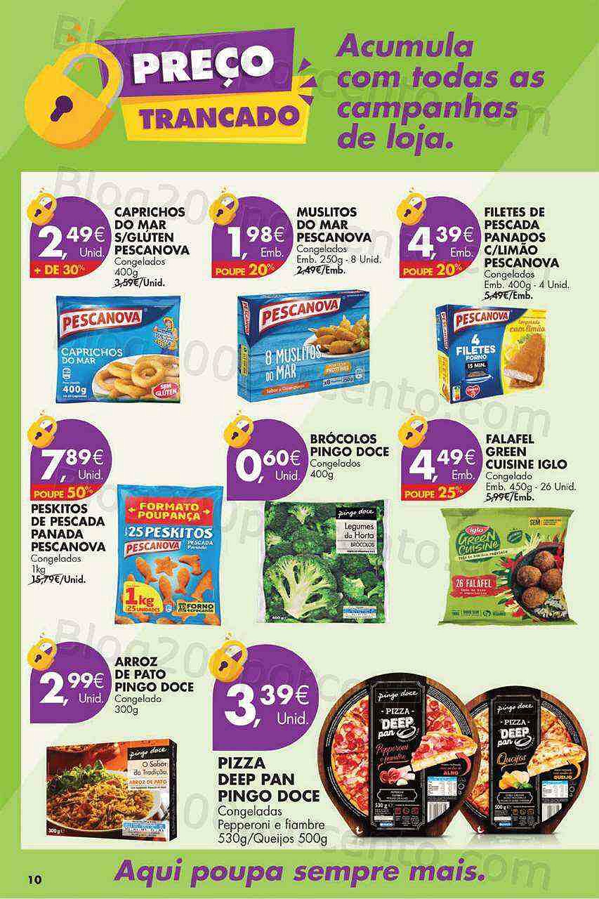Antevisão Folheto PINGO DOCE Preços Trancados Promoções até 31 agosto