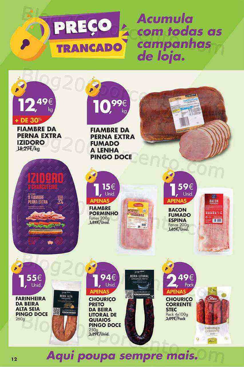 Antevisão Folheto PINGO DOCE Preços Trancados Promoções até 31 agosto