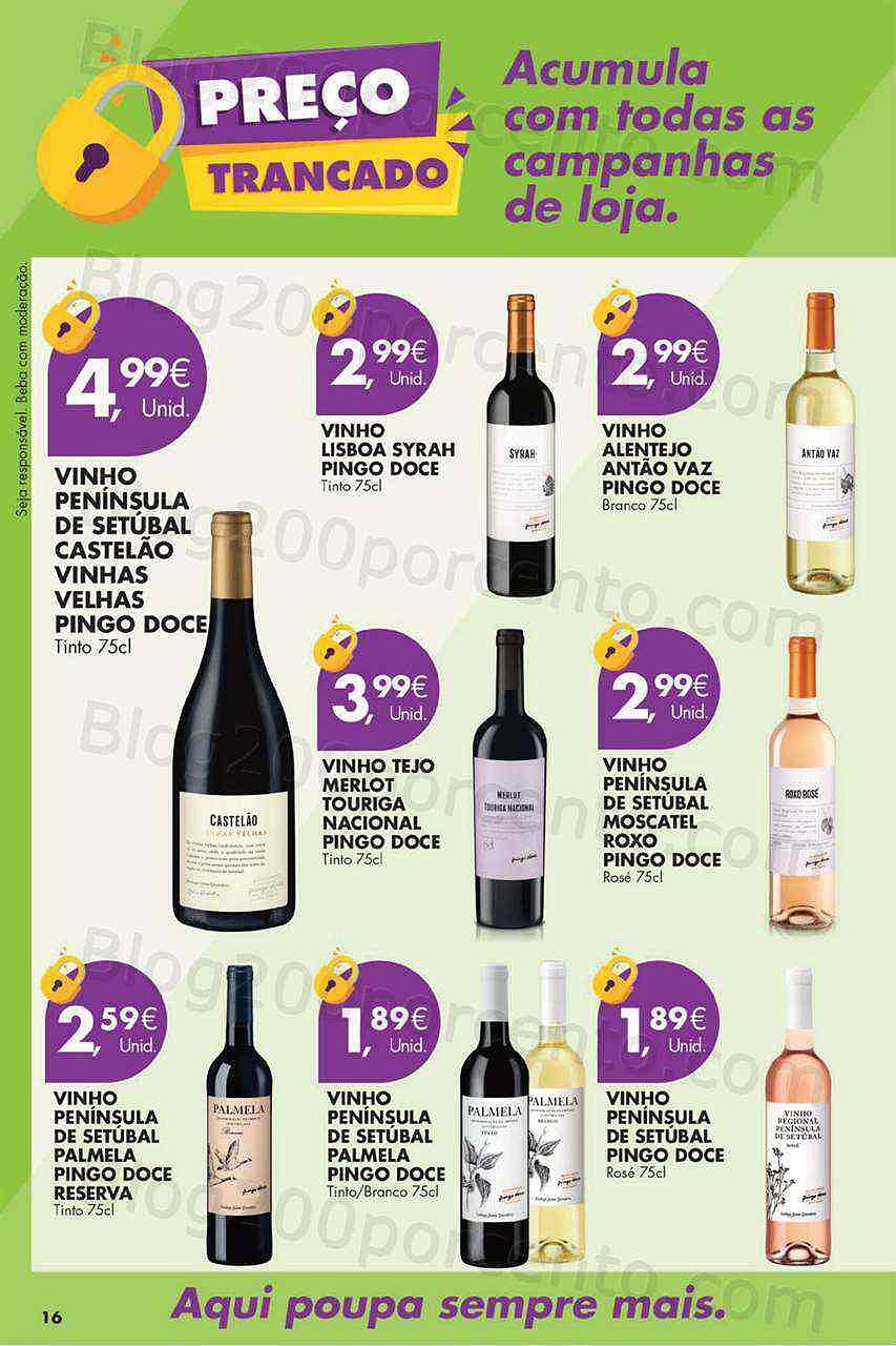 Antevisão Folheto PINGO DOCE Preços Trancados Promoções até 31 agosto