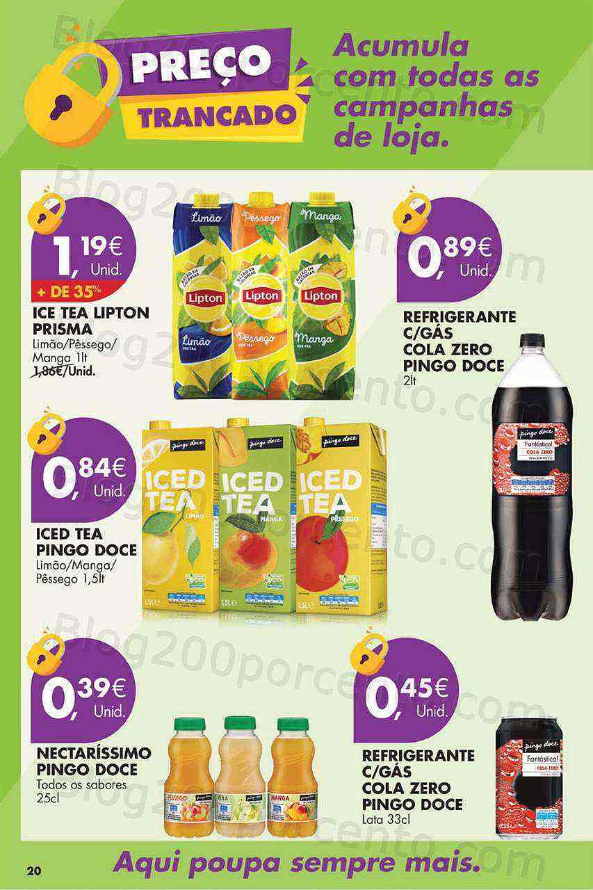 Antevisão Folheto PINGO DOCE Preços Trancados Promoções até 31 agosto