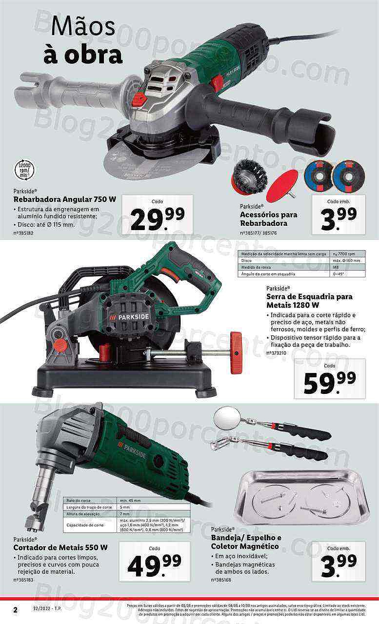 Antevisão Folheto LIDL Promoções de 8 agosto a 14 agosot