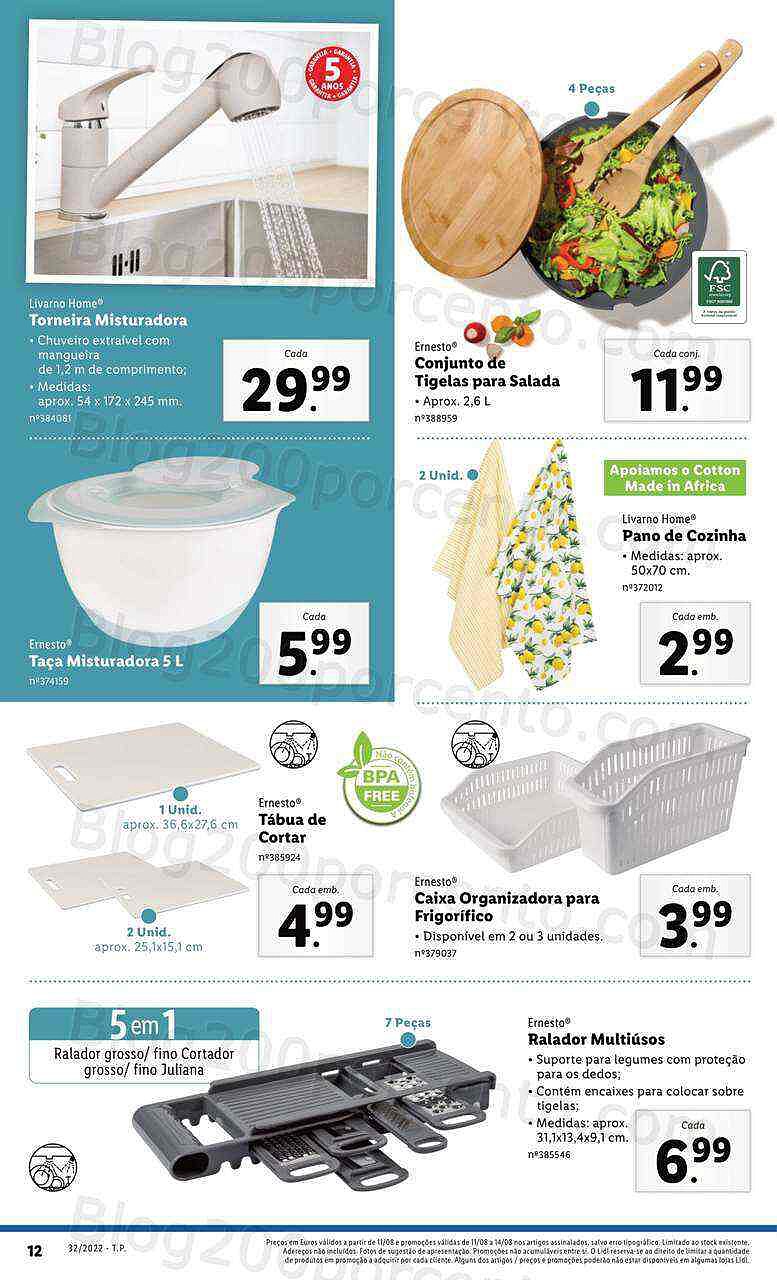 Antevisão Folheto LIDL Promoções de 8 agosto a 14 agosot
