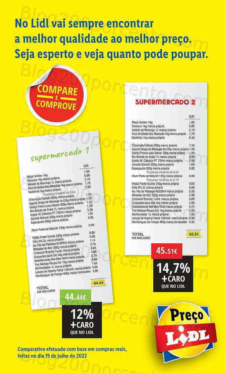Antevisão Folheto LIDL Promoções de 8 agosto a 14 agosot