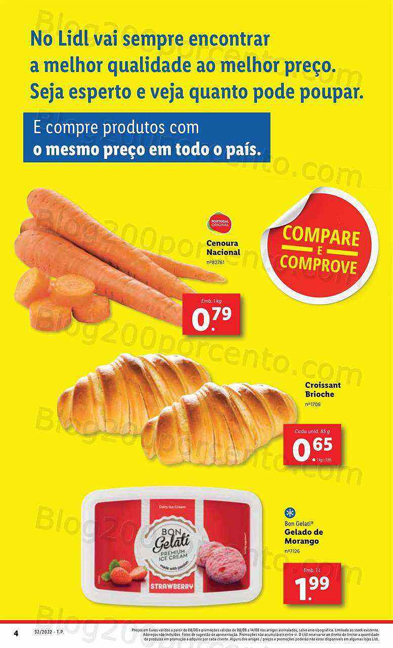 Antevisão Folheto LIDL Promoções de 8 agosto a 14 agosot