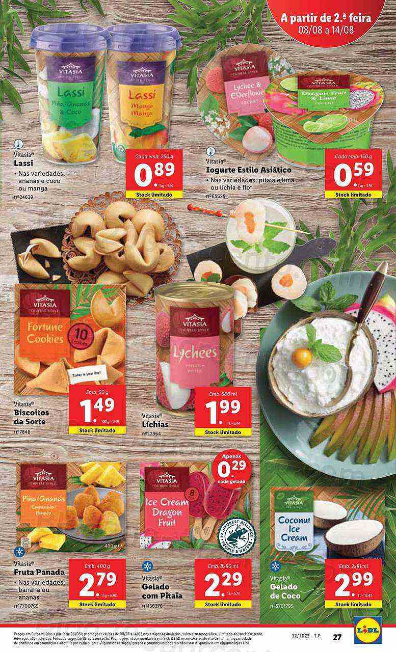 Antevisão Folheto LIDL Promoções de 8 agosto a 14 agosot