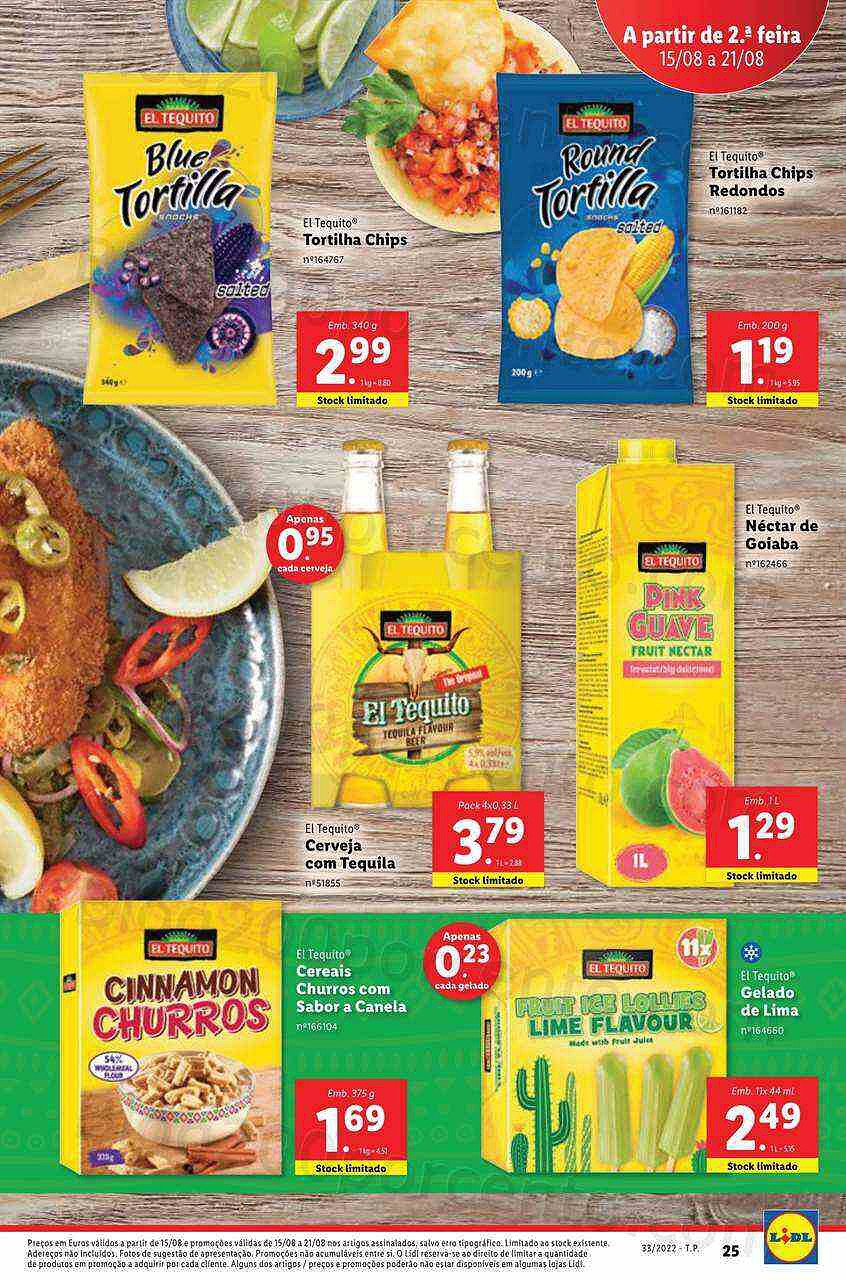 Antevisão Folheto LIDL Especial Sabores do Mundo Promoções de 15 agosto a 21 agosto
