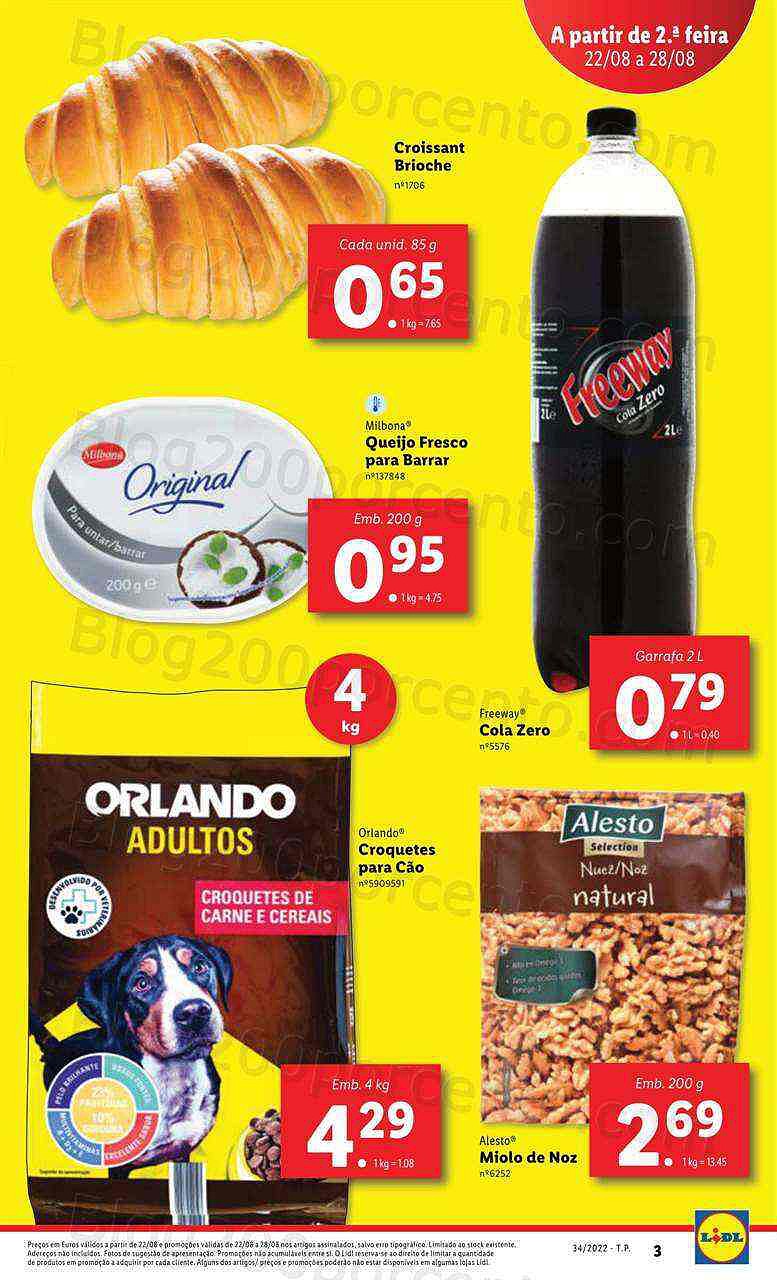Antevisão Folheto LIDL Promoções de 22 a 28 agosto - Versão Digital
