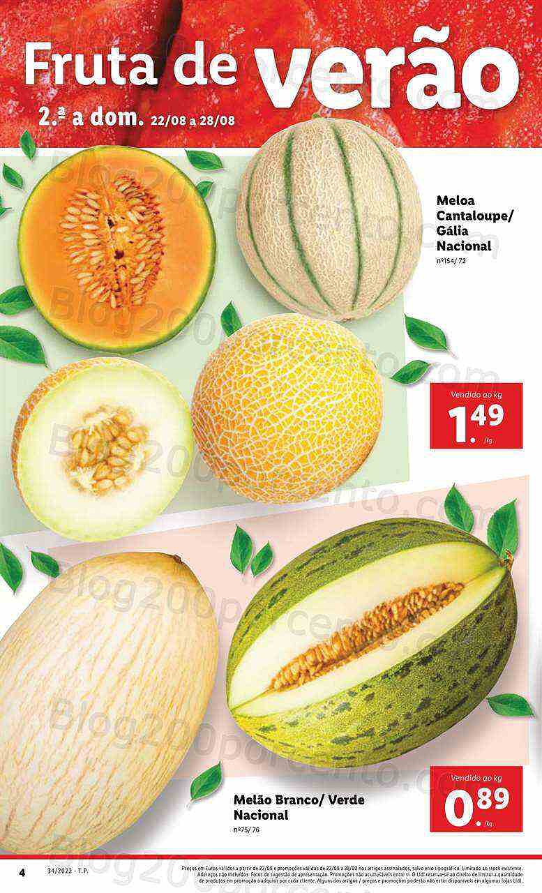 Antevisão Folheto LIDL Promoções de 22 a 28 agosto - Versão Digital