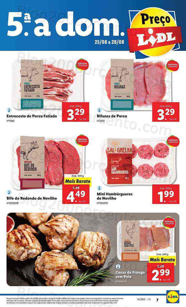 Antevisão Folheto LIDL Promoções de 22 a 28 agosto - Versão Digital