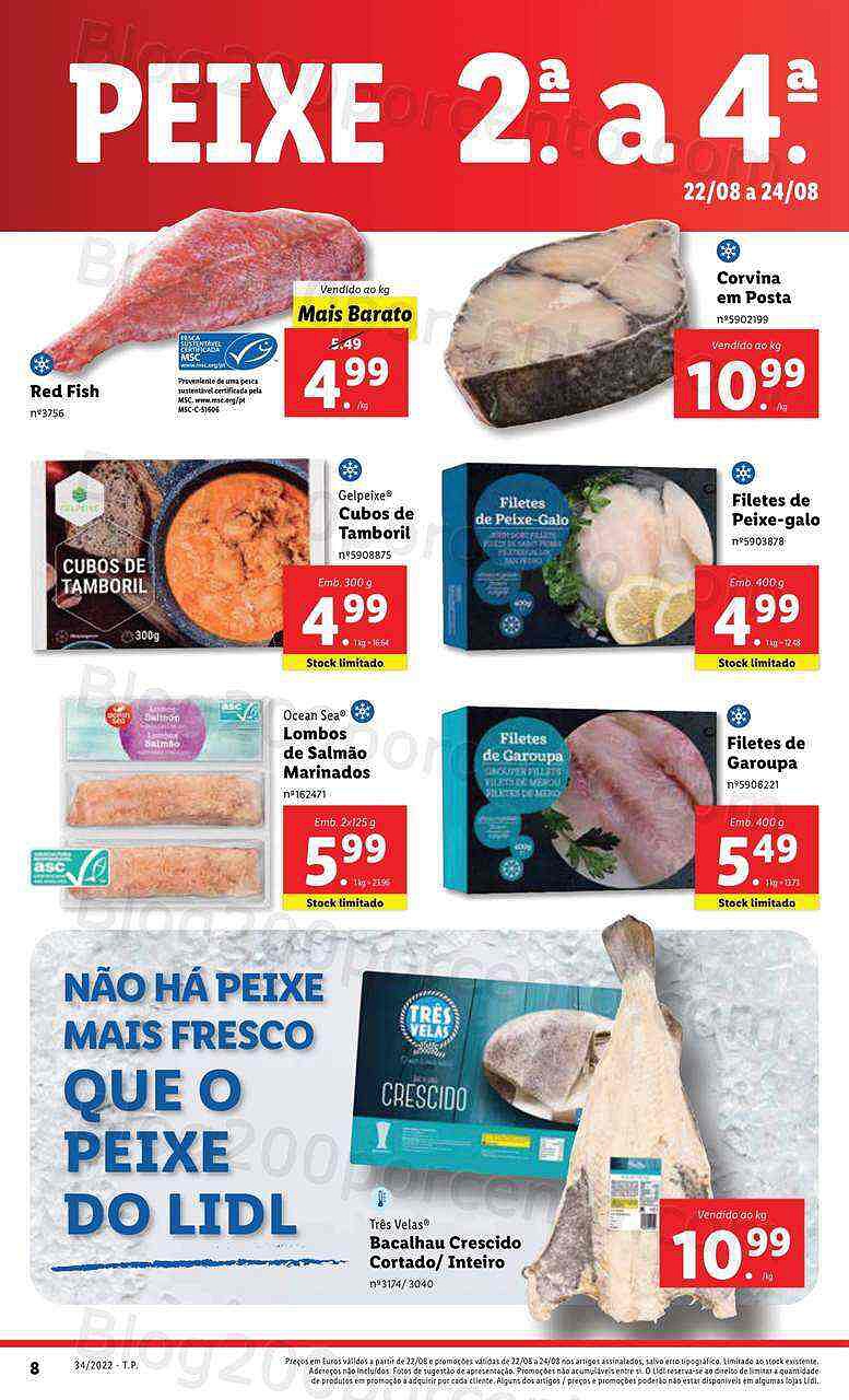 Antevisão Folheto LIDL Promoções de 22 a 28 agosto - Versão Digital