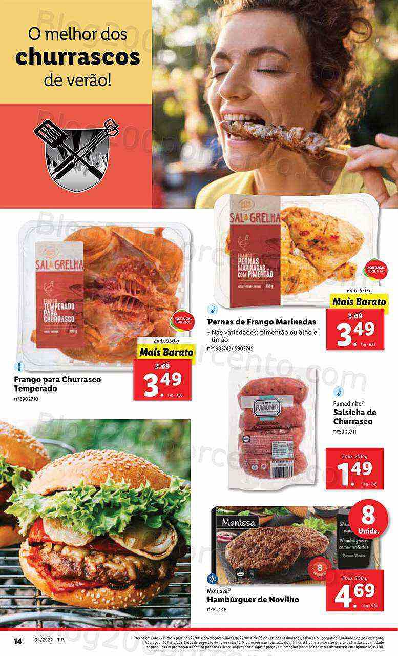 Antevisão Folheto LIDL Promoções de 22 a 28 agosto - Versão Digital