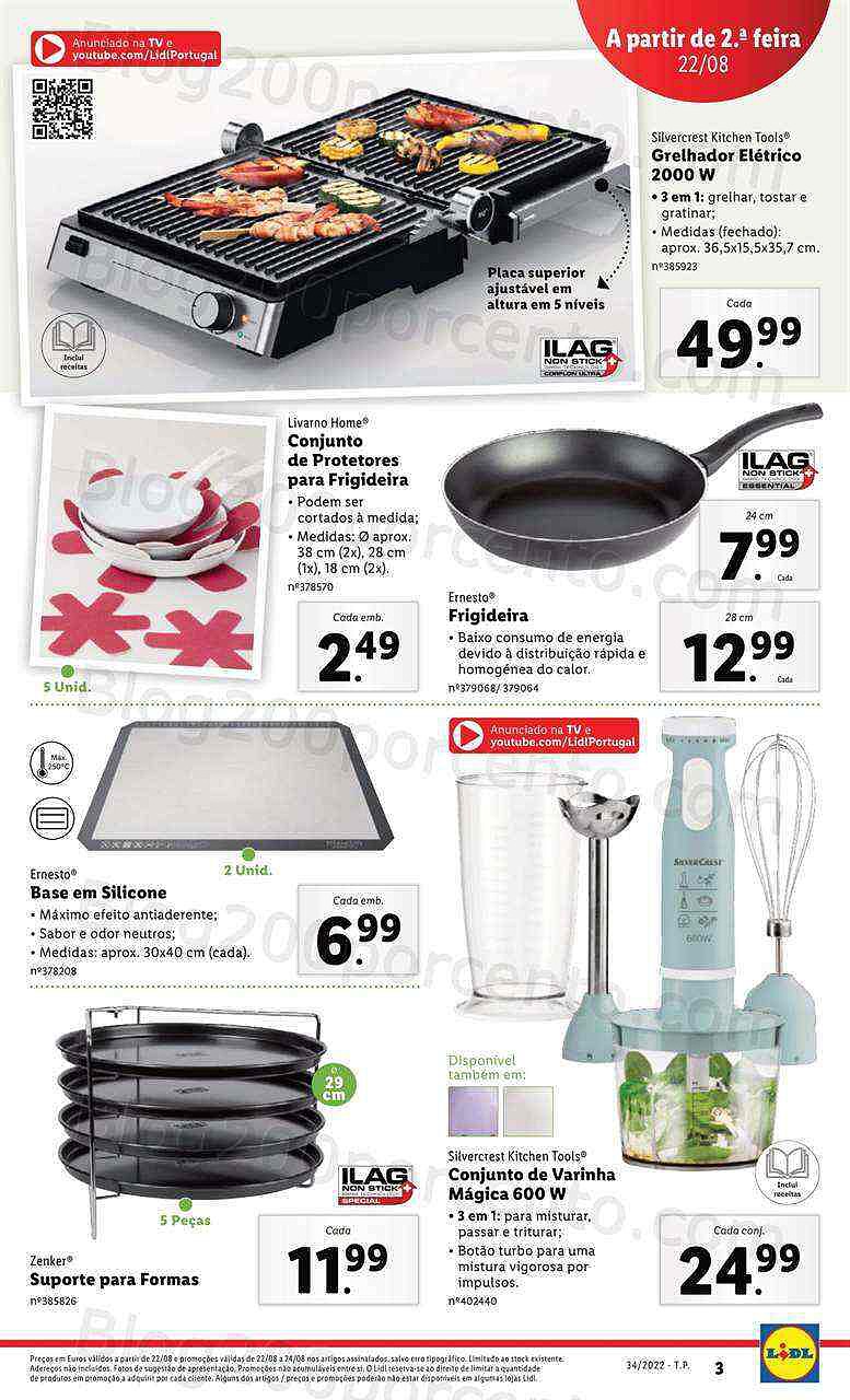 Antevisão Folheto LIDL Promoções de 22 a 28 agosto - Versão Digital