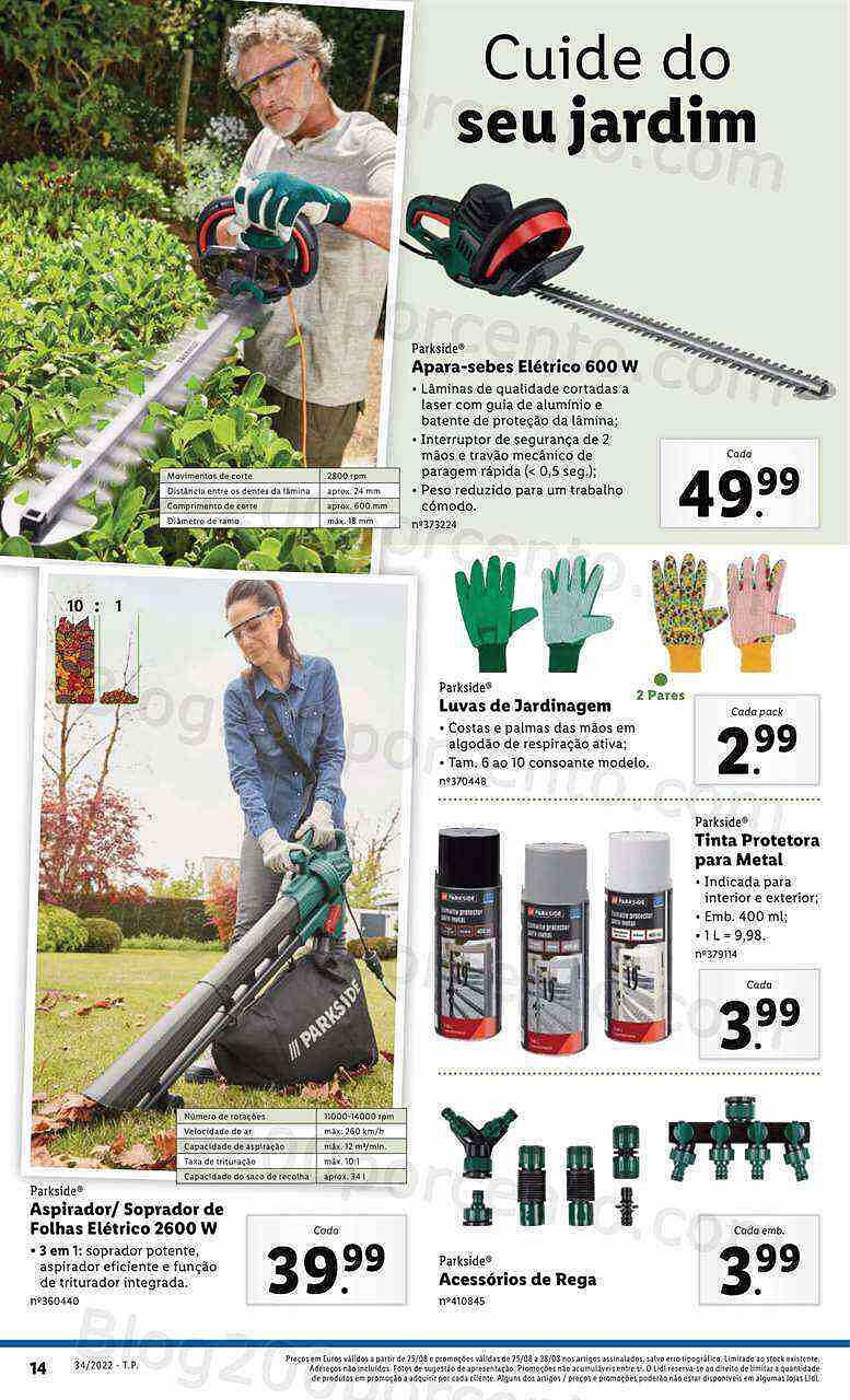 Antevisão Folheto LIDL Promoções de 22 a 28 agosto - Versão Digital