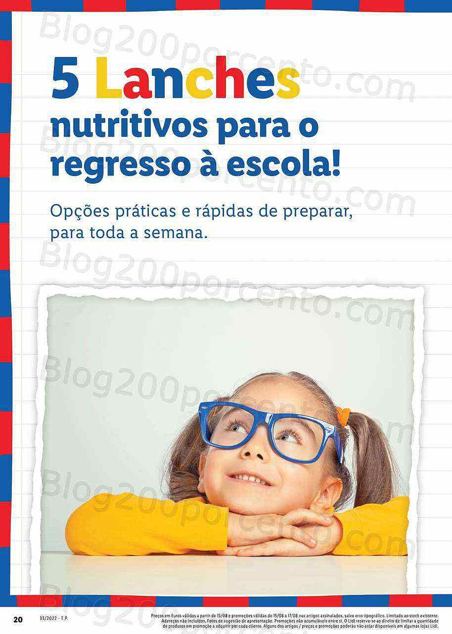 Antevisão Folheto LIDL Especial Regresso às Aulas Promoções a partir de 15 agosto