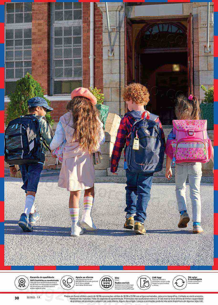 Antevisão Folheto LIDL Especial Regresso às Aulas Promoções a partir de 15 agosto