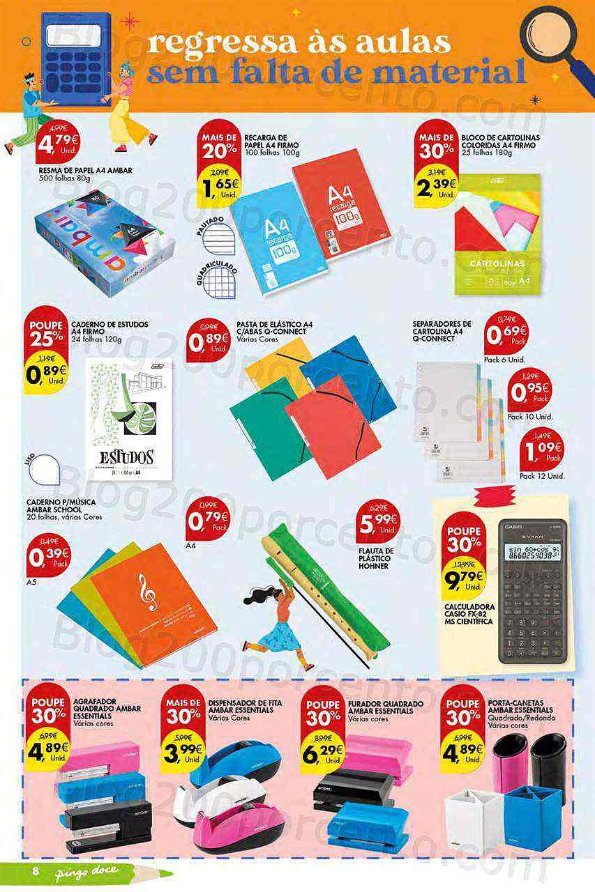 Antevisão Folheto PINGO DOCE Regresso às Aulas Açores Promoções de 16 agosto a 26 setembro