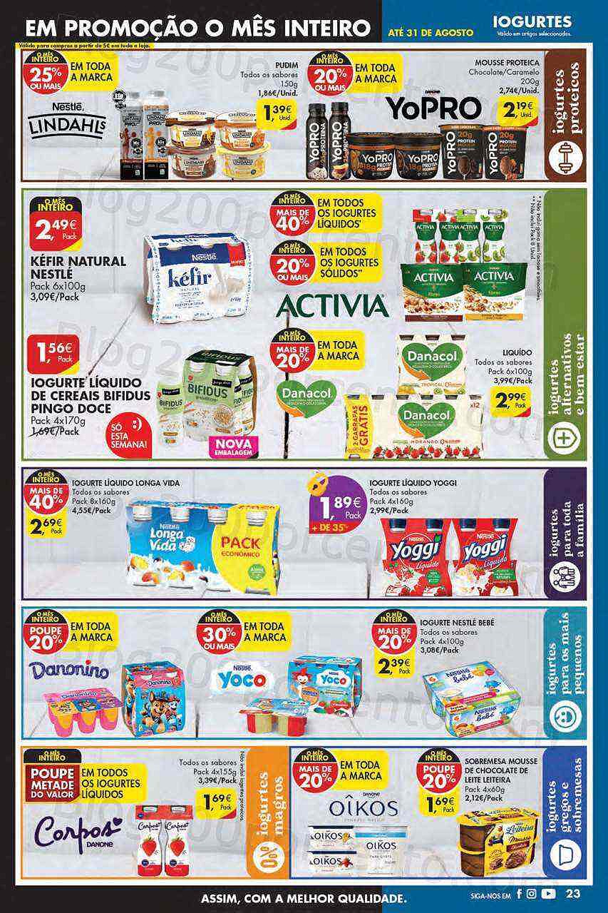 Antevisão Folheto PINGO DOCE Lojas Pequenas Promoções de 9 agosto a 15 agosto