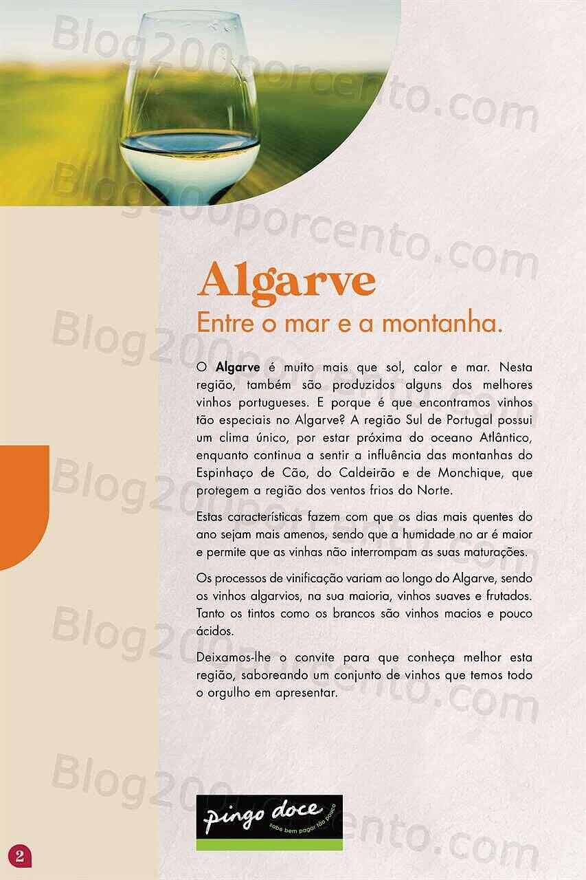 Antevisão Folheto PINGO DOCE Vinhos Algarve Promoções de 9 a 29 agosto