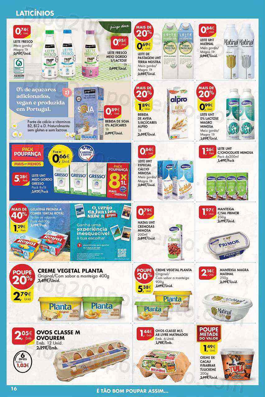 Antevisão Folheto PINGO DOCE Lojas Grandes Promoções de 16 agosto a 22 agosto