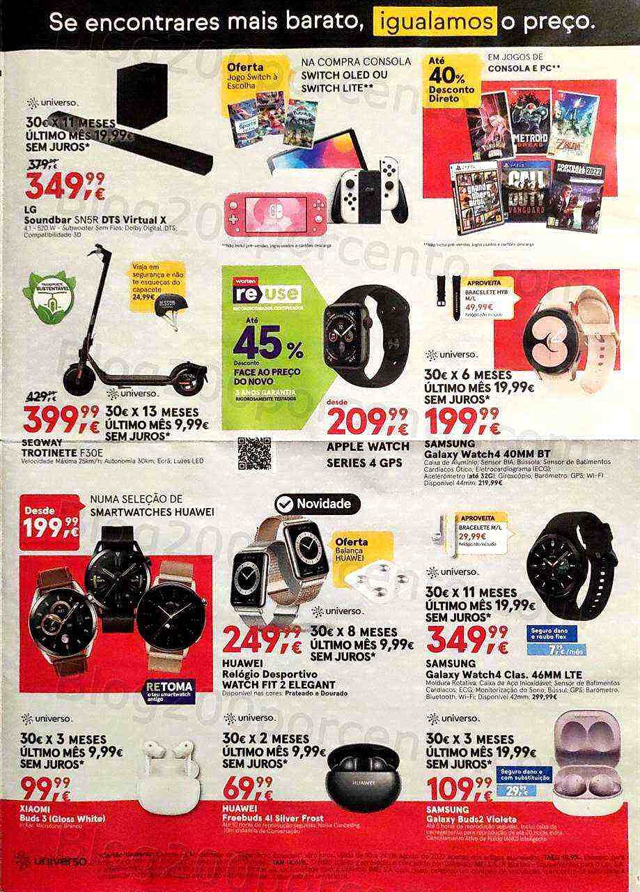 Antevisão Folheto WORTEN Promoções de 10 agosto a 24 agosto