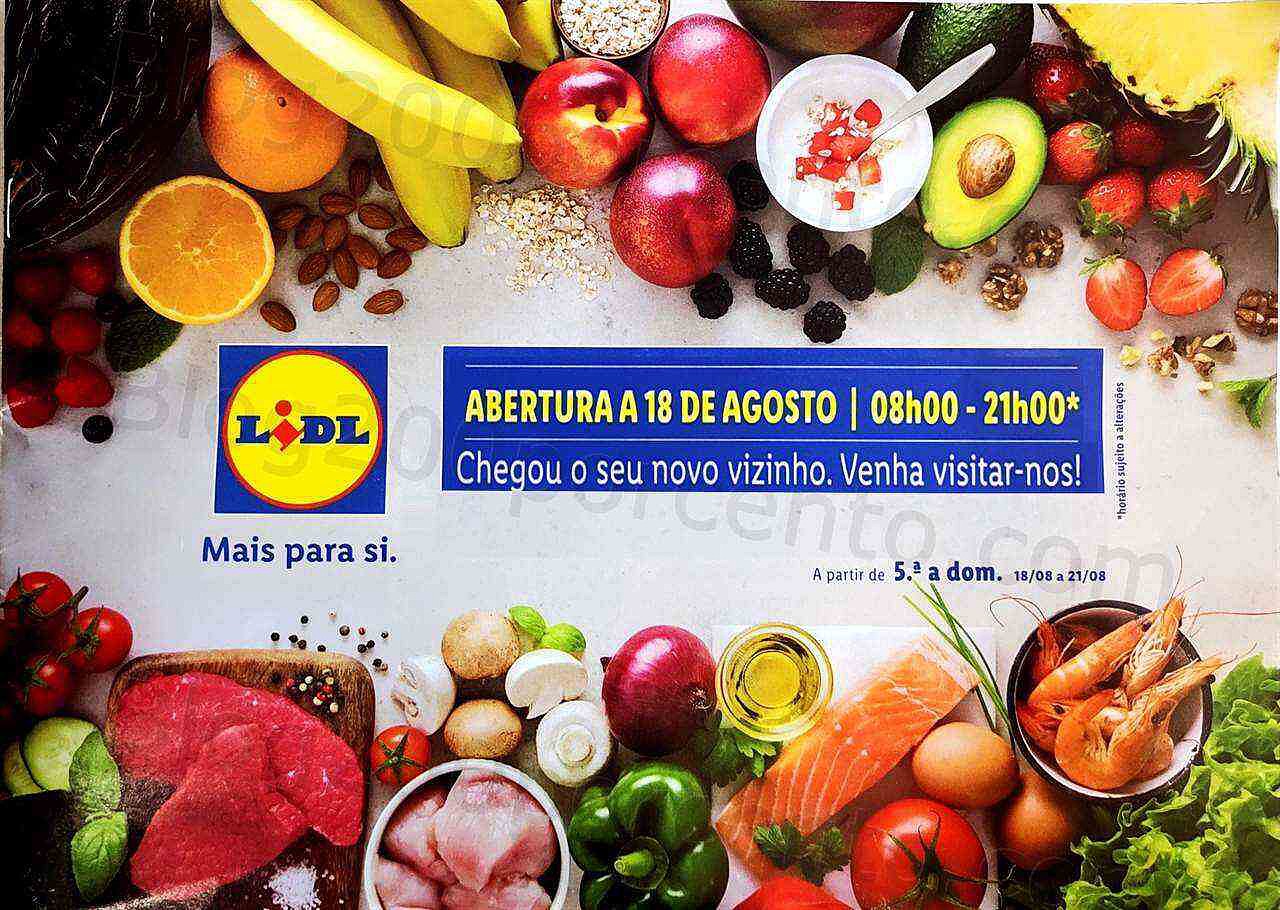 Antevisão Folheto LIDL Aberturas Promoções Extra 18 agosto a 21 agosto