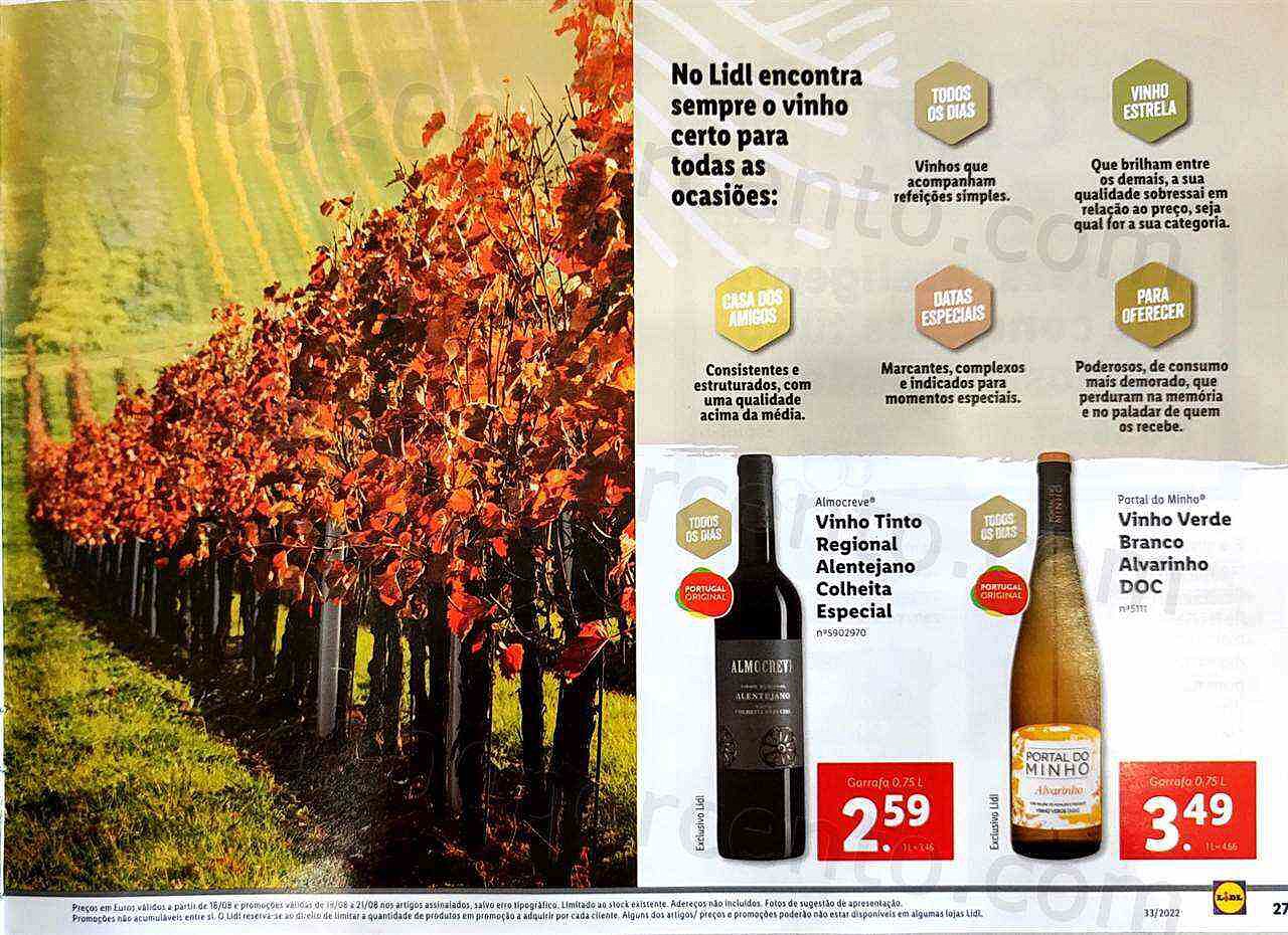 Antevisão Folheto LIDL Aberturas Promoções Extra 18 agosto a 21 agosto