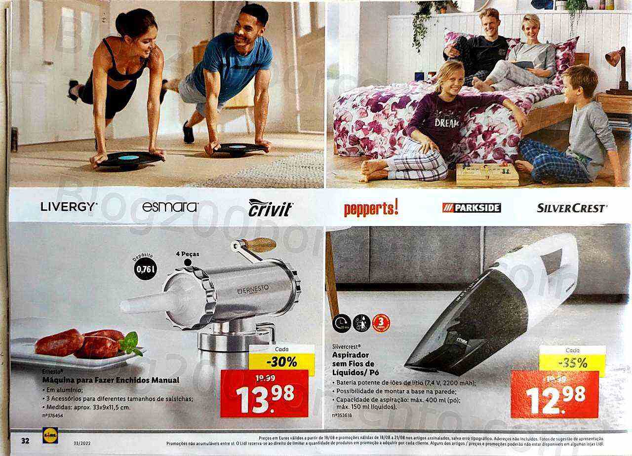 Antevisão Folheto LIDL Aberturas Promoções Extra 18 agosto a 21 agosto