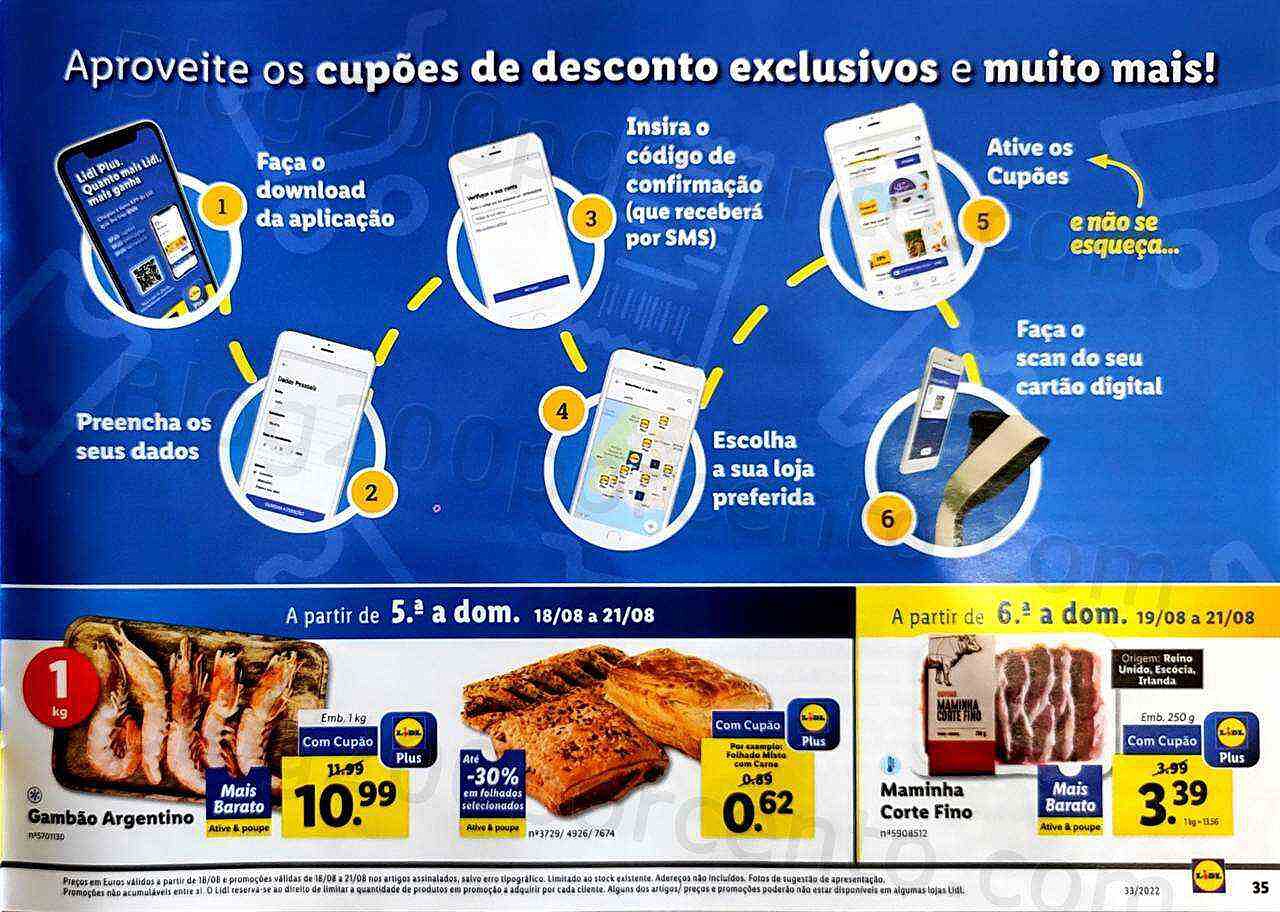 Antevisão Folheto LIDL Aberturas Promoções Extra 18 agosto a 21 agosto
