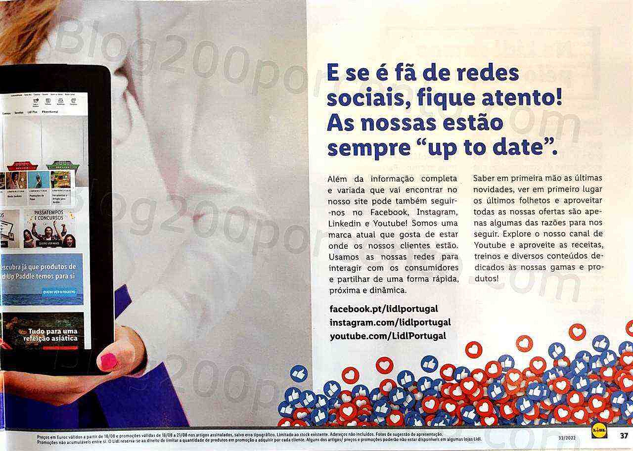 Antevisão Folheto LIDL Aberturas Promoções Extra 18 agosto a 21 agosto
