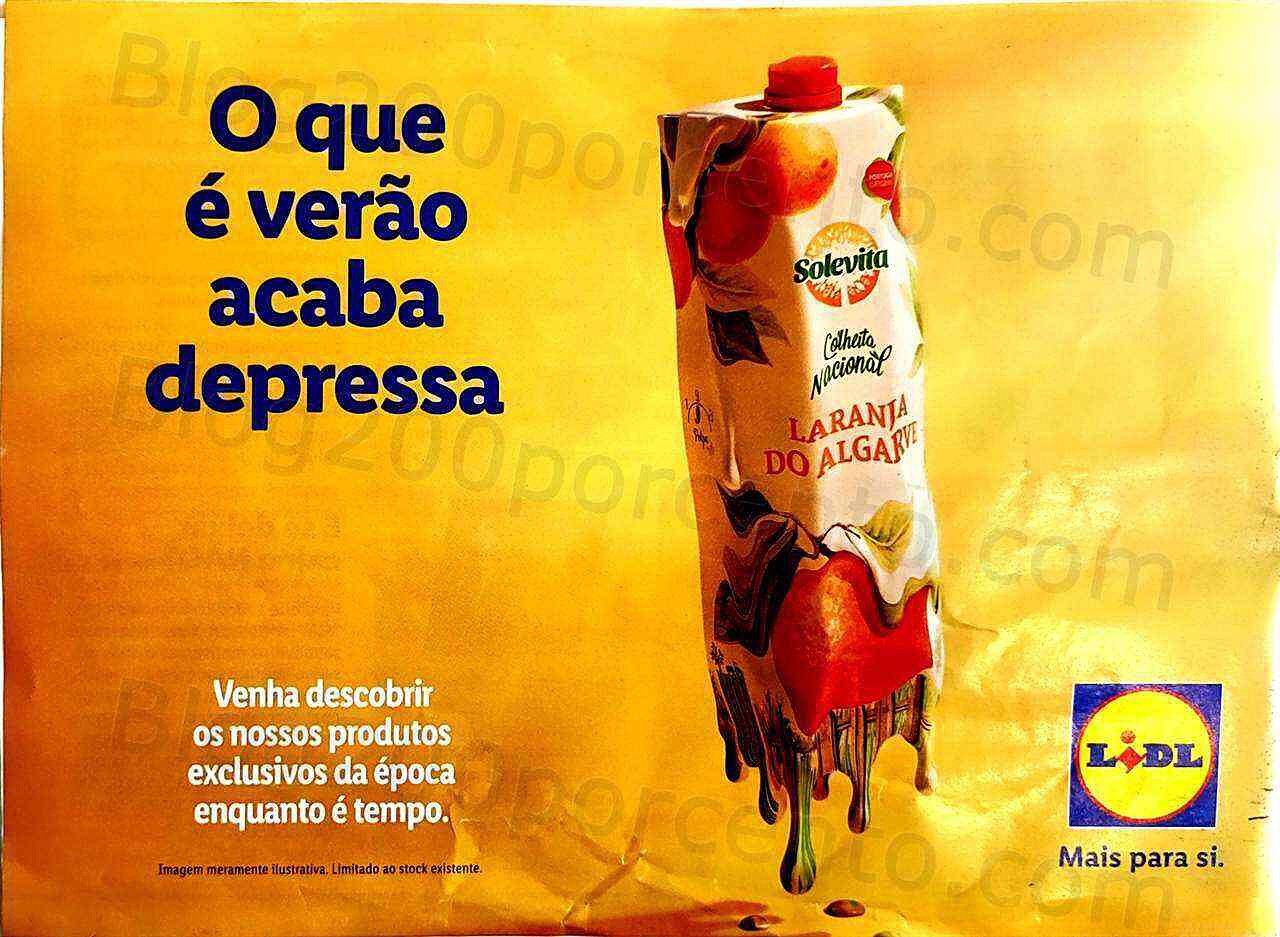 Antevisão Folheto LIDL Aberturas Promoções Extra 18 agosto a 21 agosto