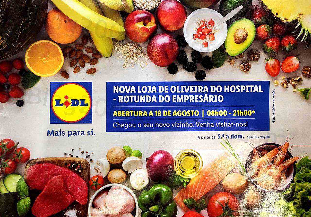 Antevisão Folheto LIDL Aberturas Promoções Extra 18 agosto a 21 agosto