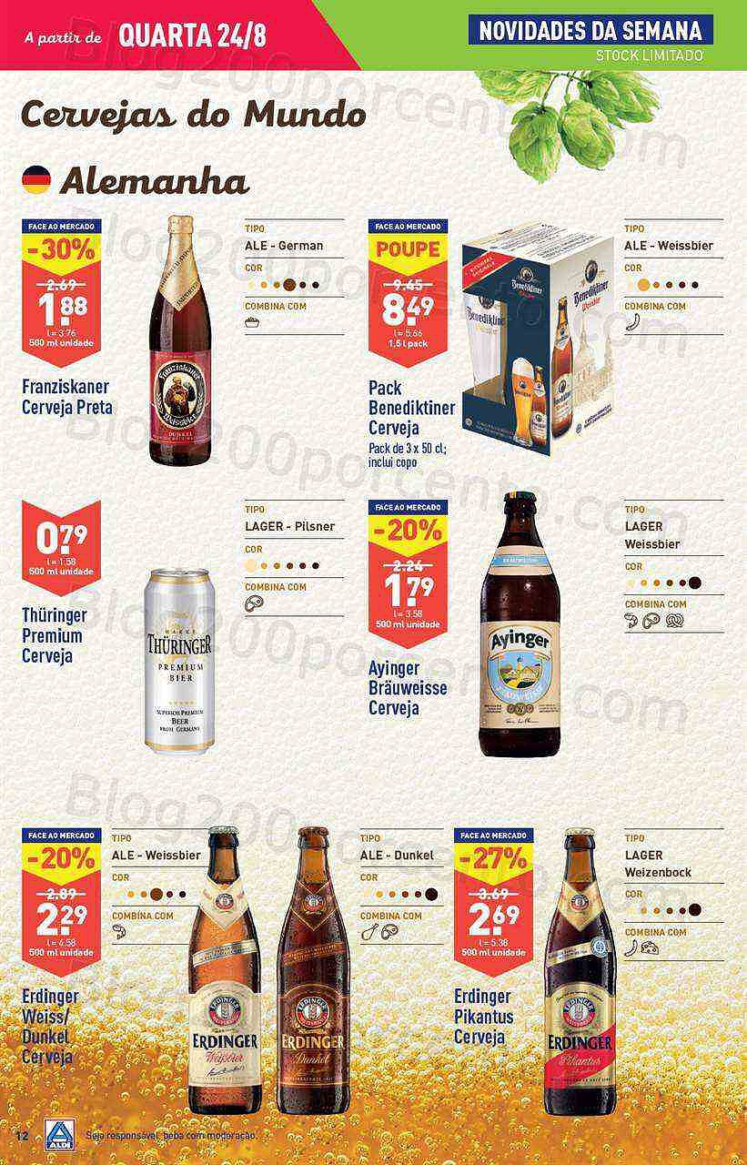 Antevisão Folheto ALDI Promoções de 24 agosto a 30 agosto