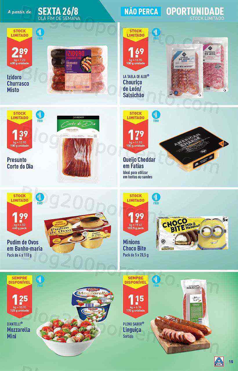 Antevisão Folheto ALDI Promoções de 24 agosto a 30 agosto