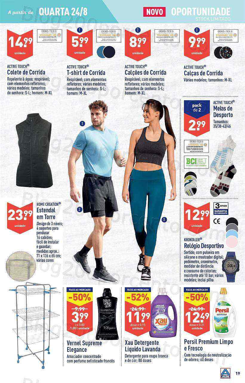 Antevisão Folheto ALDI Bazar Promoções de 24 a 30 agosto