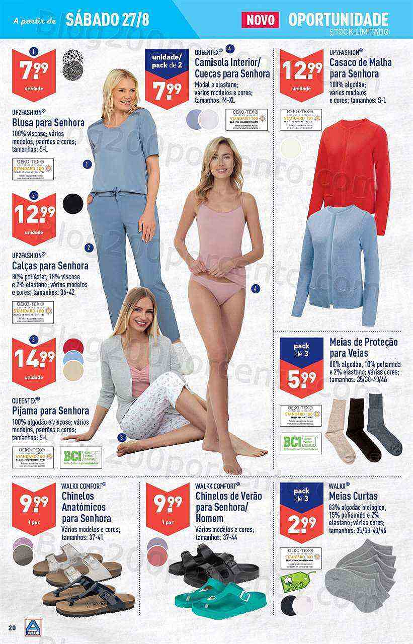 Antevisão Folheto ALDI Bazar Promoções de 24 a 30 agosto