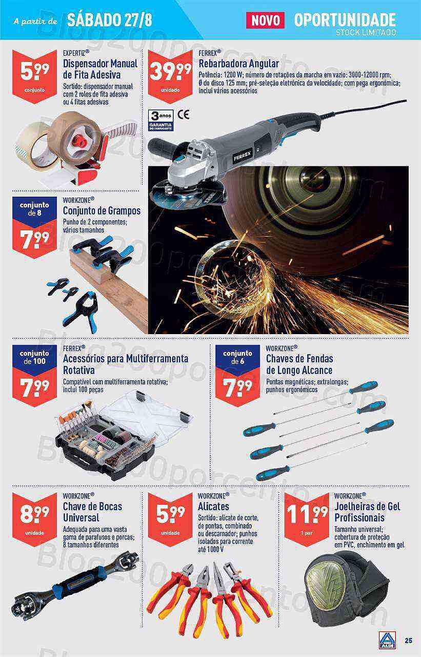 Antevisão Folheto ALDI Bazar Promoções de 24 a 30 agosto