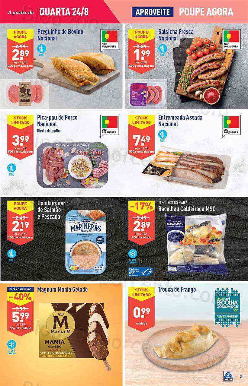 Antevisão Folheto ALDI Promoções de 24 agosto a 30 agosto