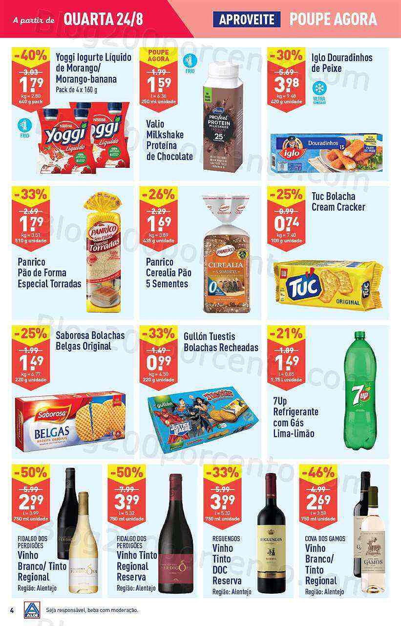 Antevisão Folheto ALDI Promoções de 24 agosto a 30 agosto