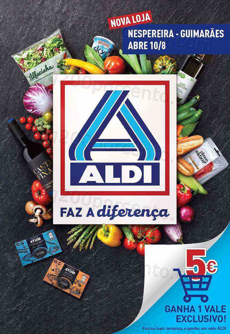 Antevisão Folheto ALDI Saldos + Aberturas Promoções de 10 agosto a 26 setembro