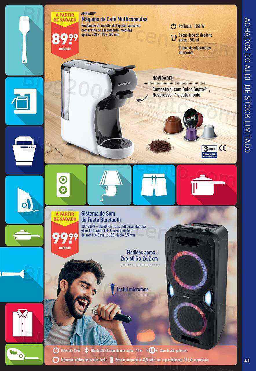 Antevisão Folheto ALDI Saldos + Aberturas Promoções de 10 agosto a 26 setembro