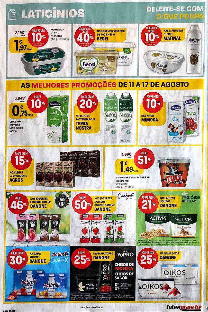 Antevisão Folheto INTERMARCHÉ Promoções de 11 agosto a 17 agosto