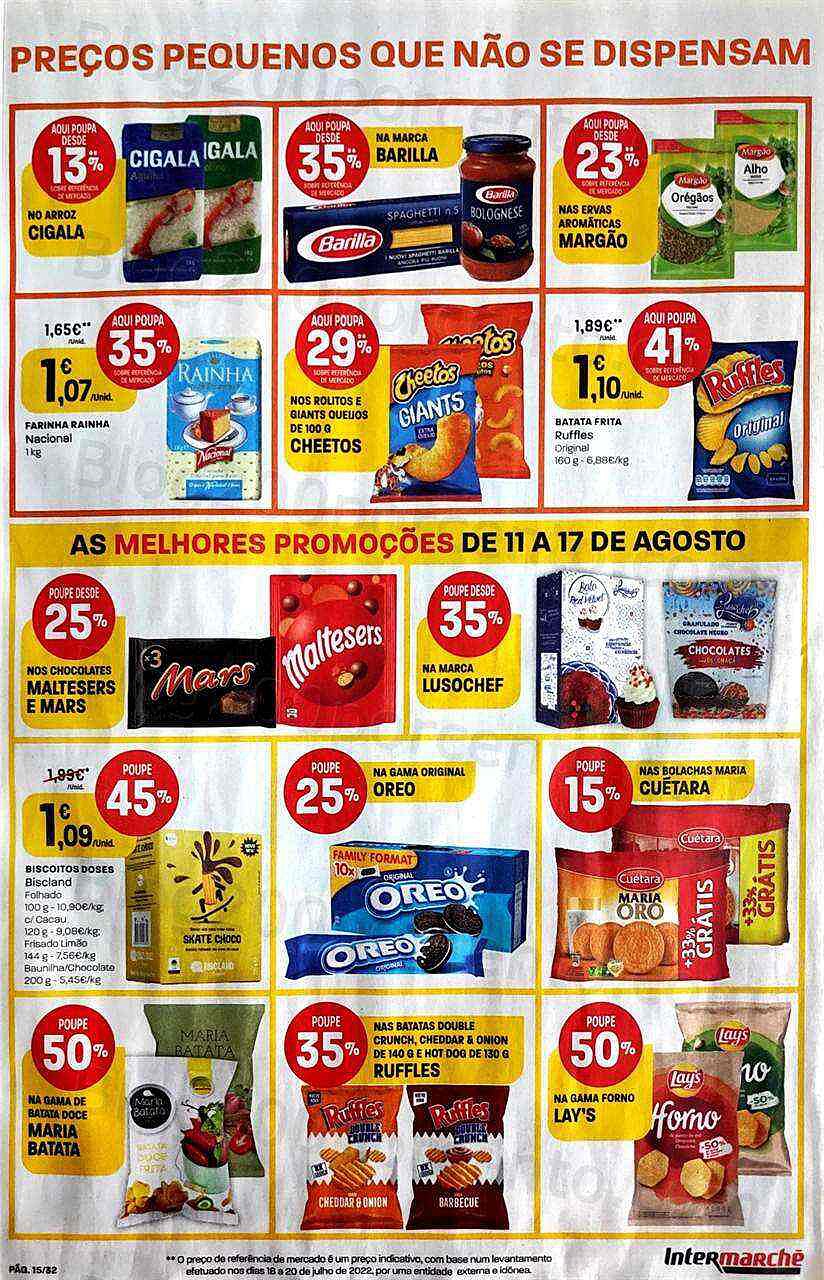 Antevisão Folheto INTERMARCHÉ Promoções de 11 agosto a 17 agosto