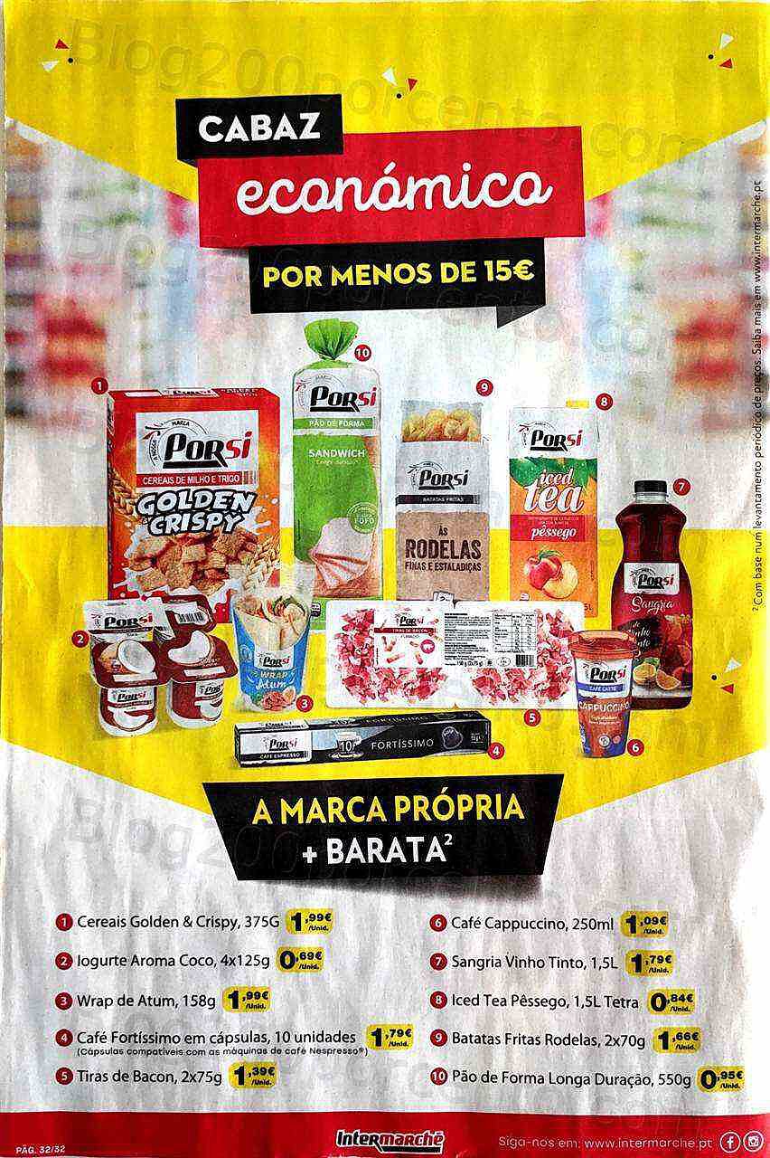 Antevisão Folheto INTERMARCHÉ Promoções de 11 agosto a 17 agosto