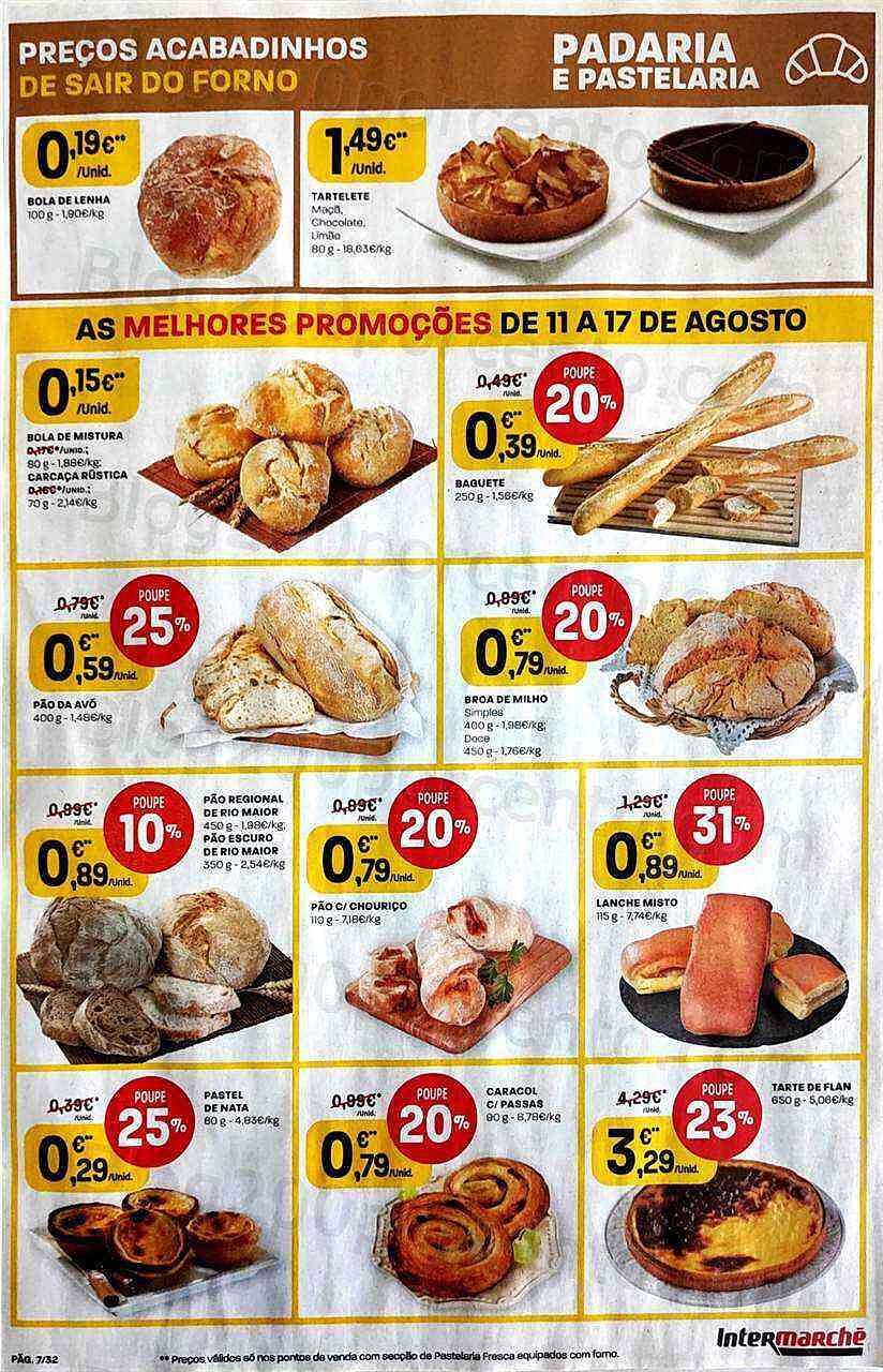 Antevisão Folheto INTERMARCHÉ Promoções de 11 agosto a 17 agosto