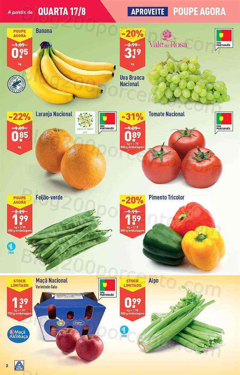 Antevisão Folheto ALDI Promoções de 17 agosto a 23 agosto