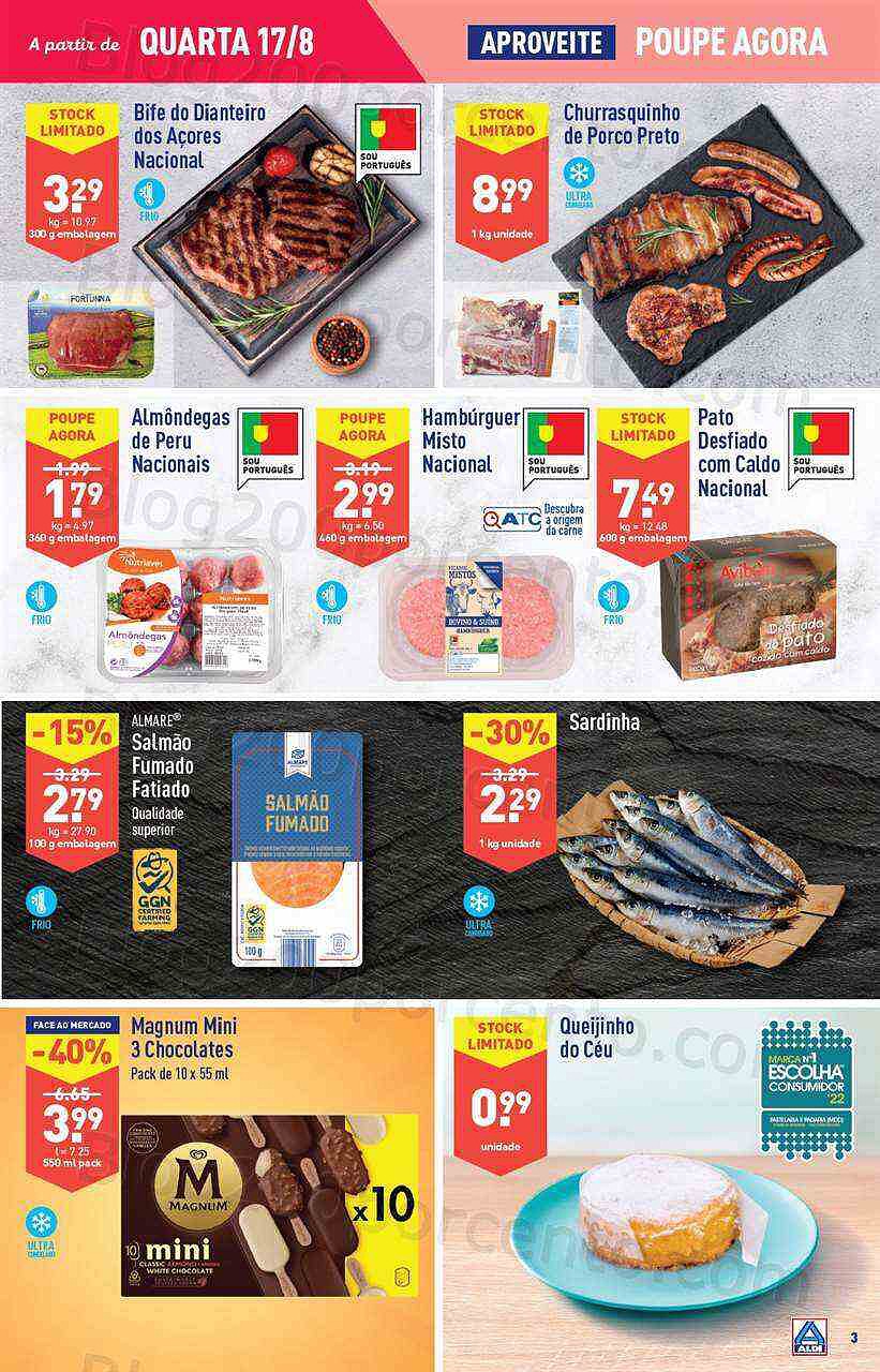 Antevisão Folheto ALDI Promoções de 17 agosto a 23 agosto