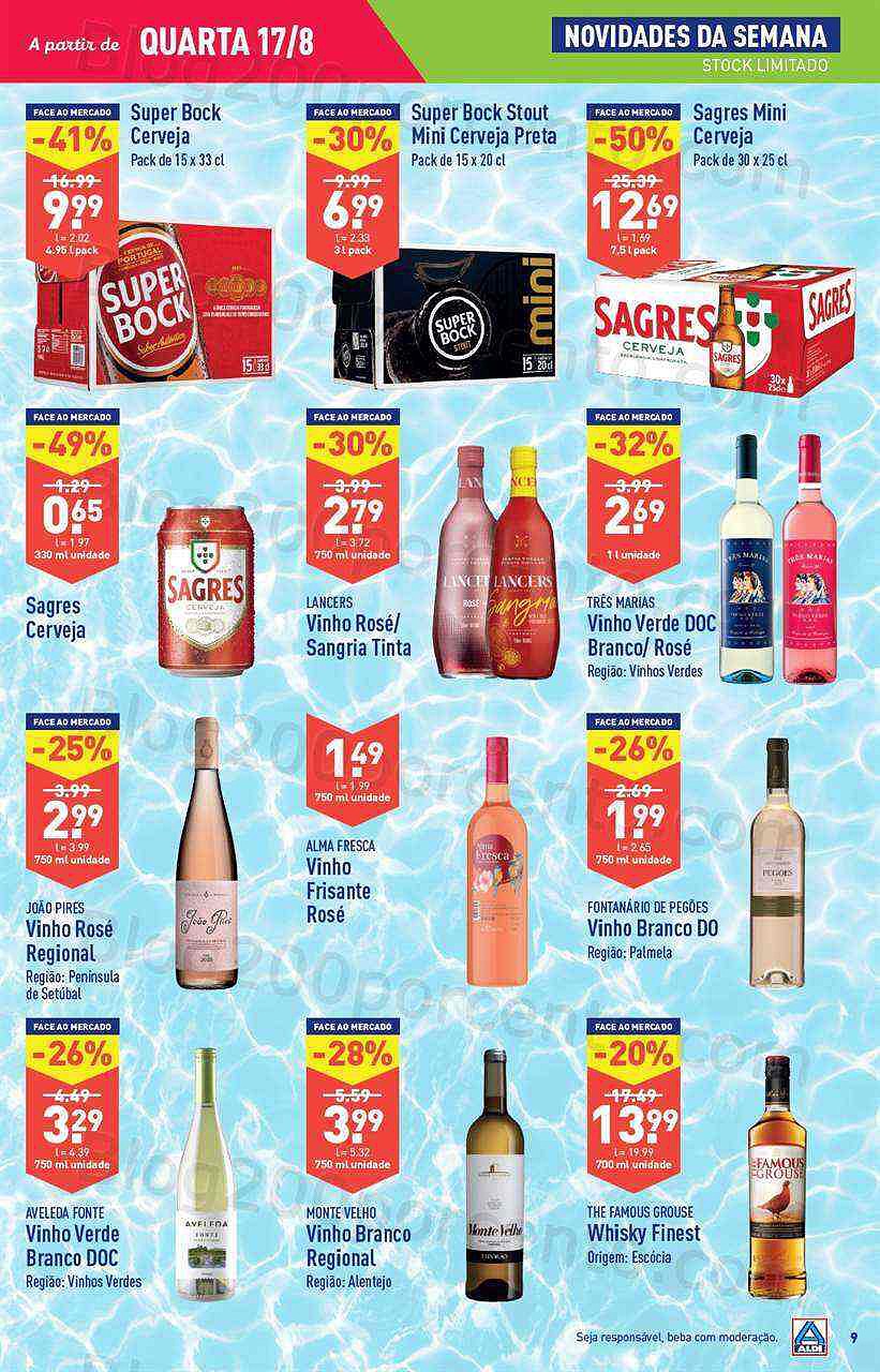 Antevisão Folheto ALDI Promoções de 17 agosto a 23 agosto