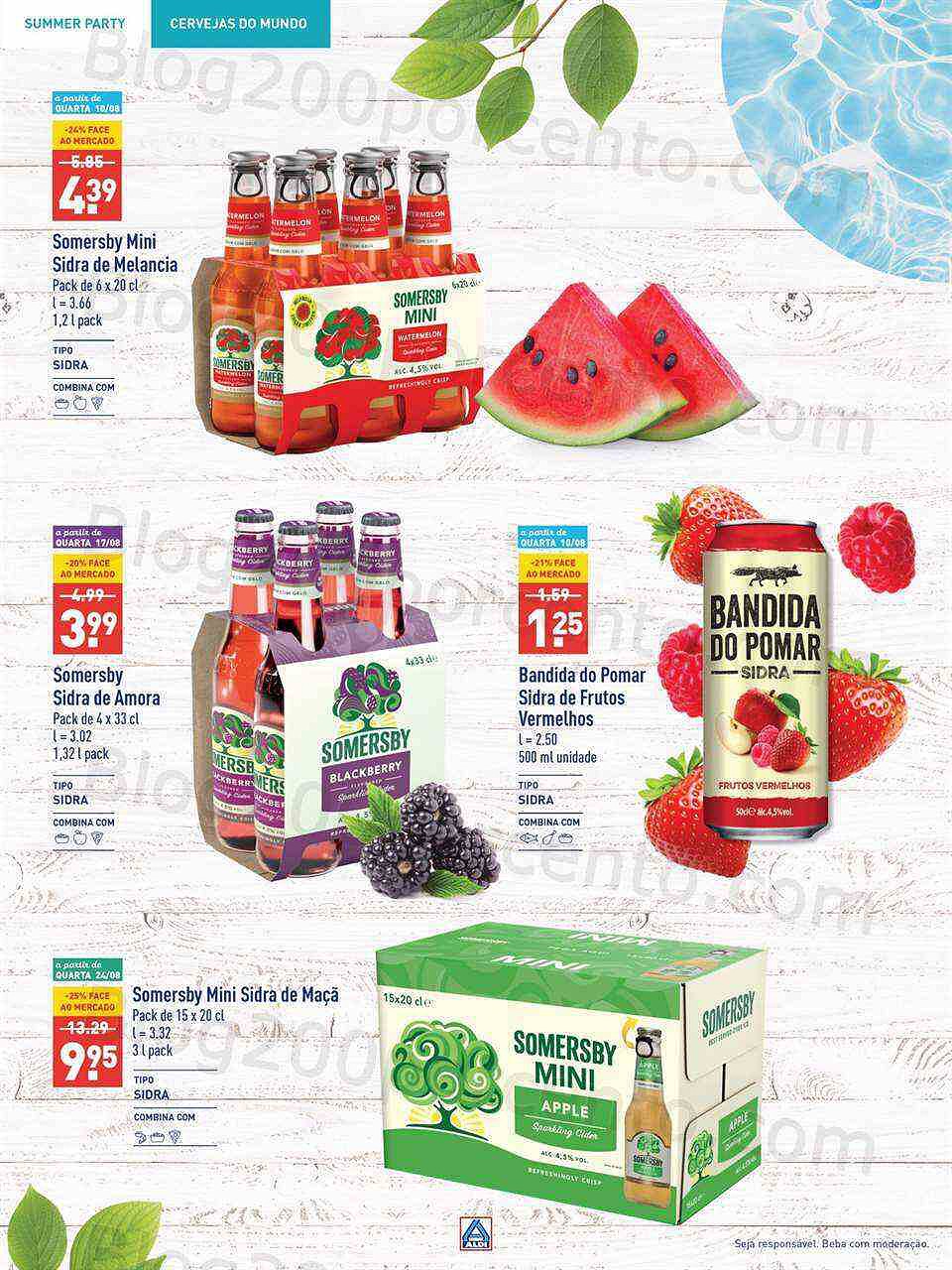 Antevisão Folheto ALDI Especial Cervejas Promoções a partir de 10 agosto