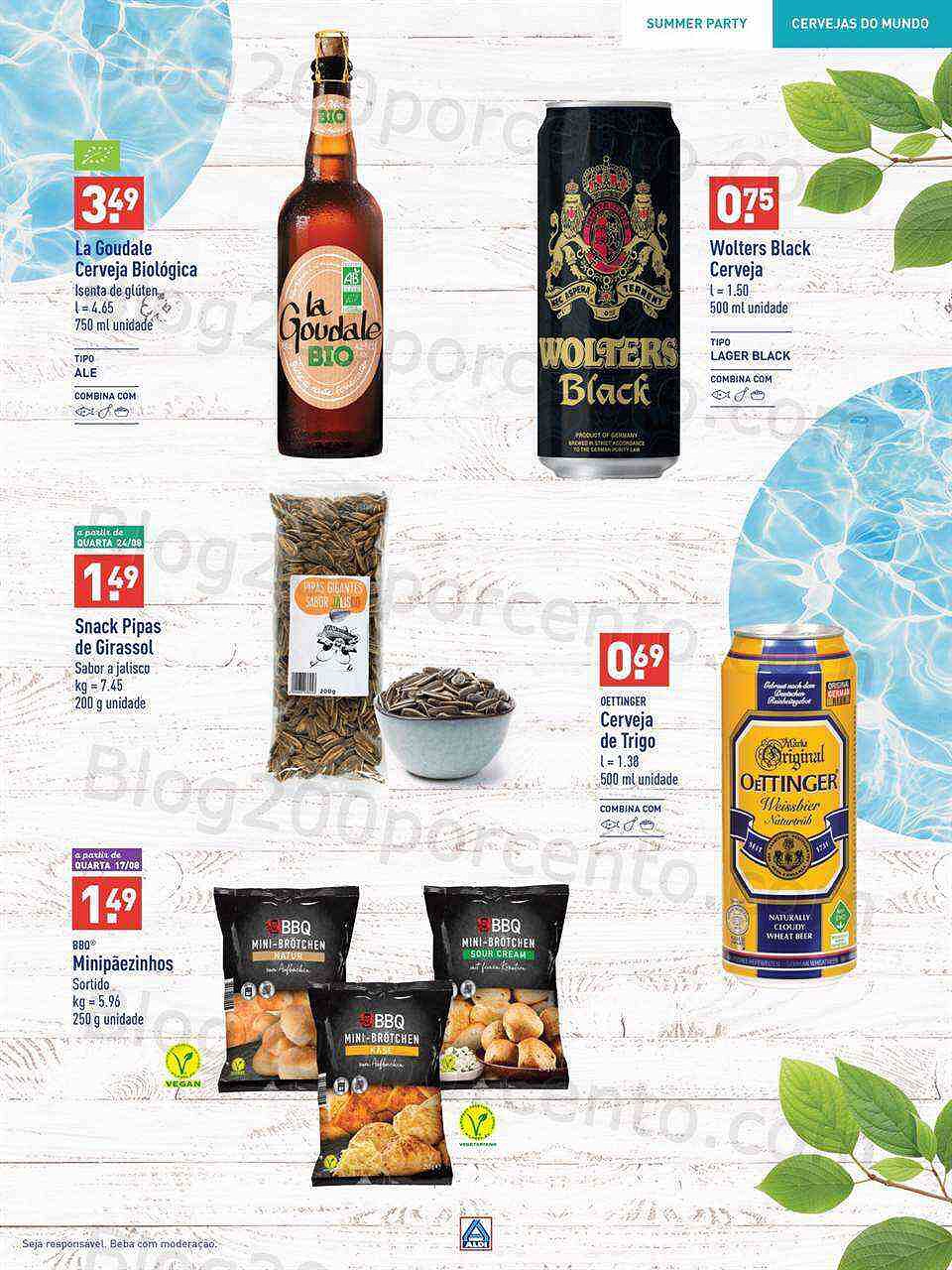 Antevisão Folheto ALDI Especial Cervejas Promoções a partir de 10 agosto